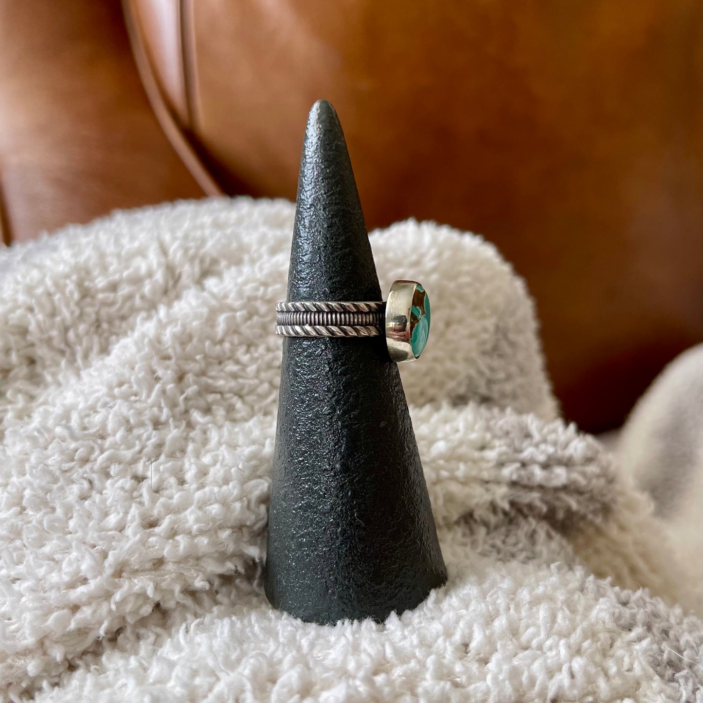 Number 8 Stacker Ring - Size 6.5