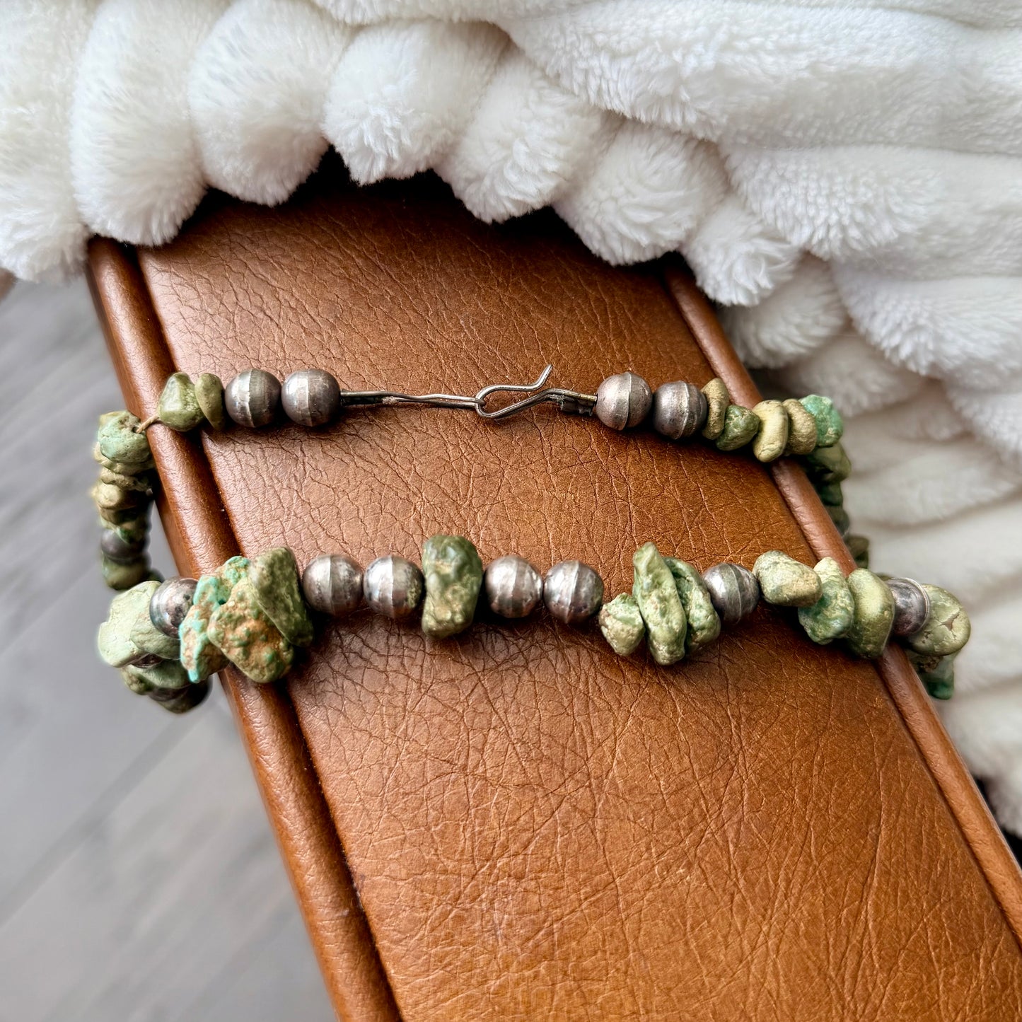 Vintage Turquoise Bead Necklace