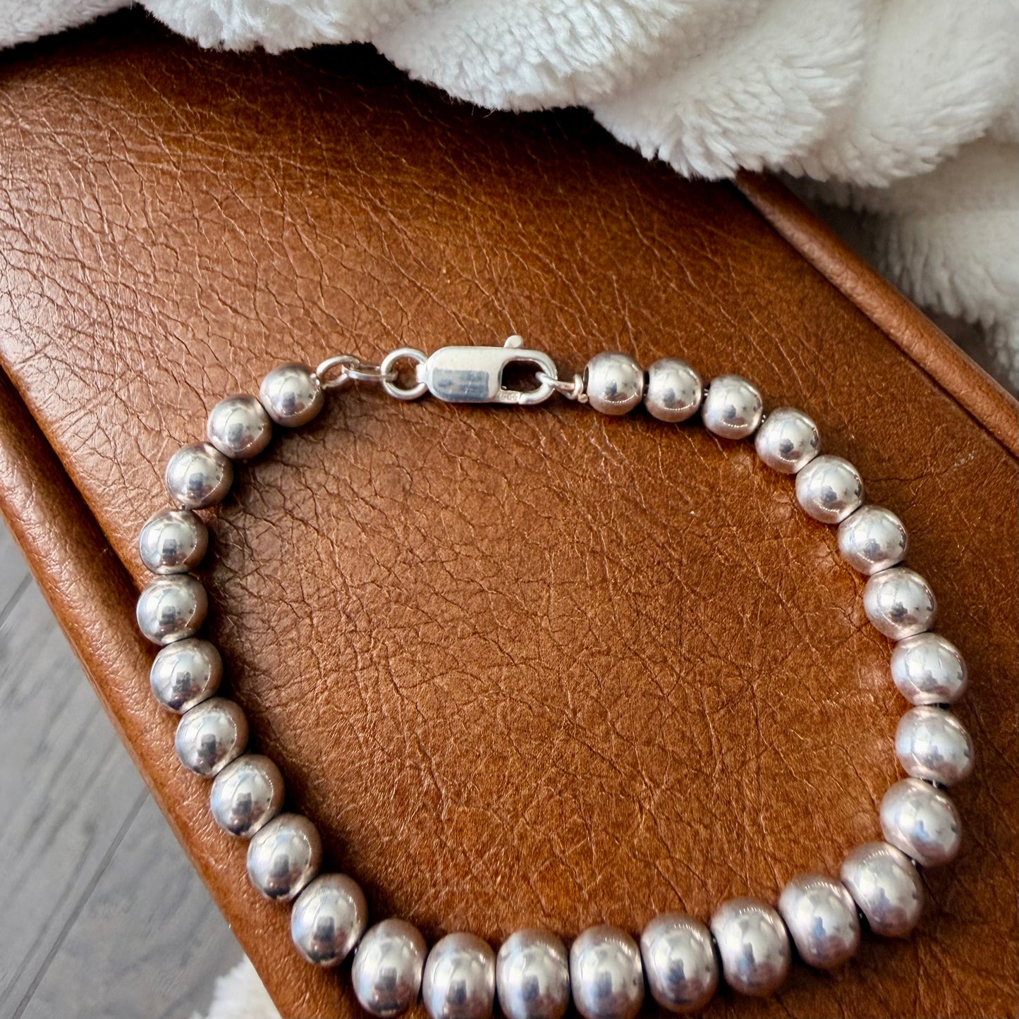 Vintage Sterling Pearl Bracelet