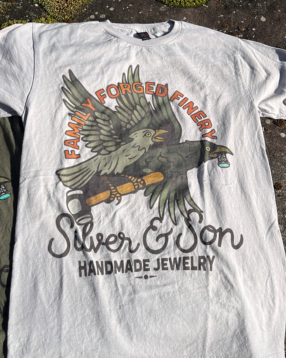 Silver & Son Graphic T-Shirt - Silver