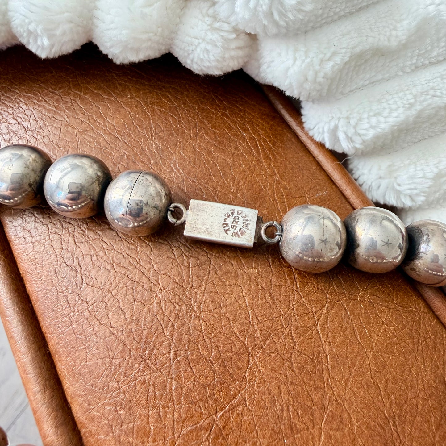 Vintage Taxco Sterling Pearl Necklace