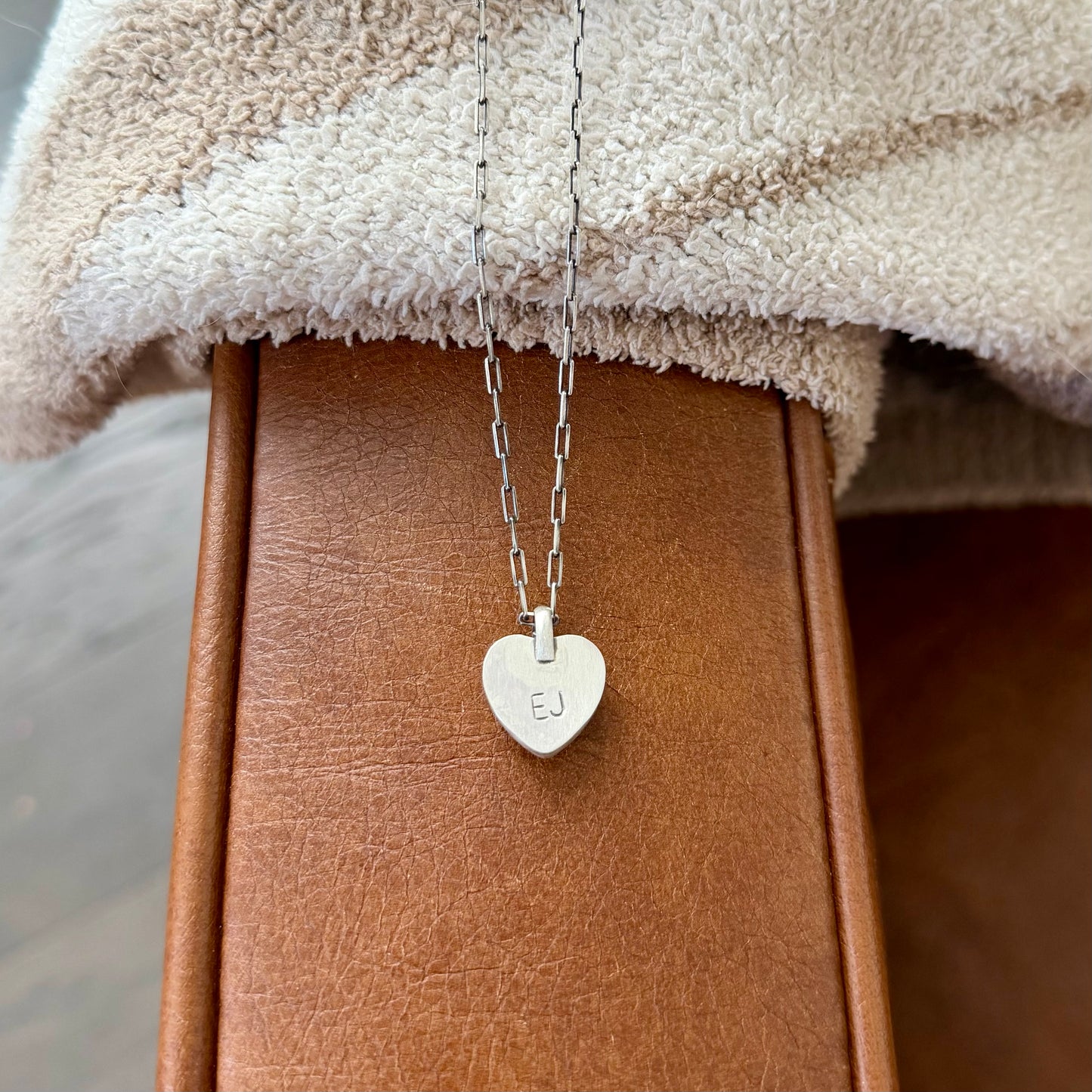 Pink Conch Heart Necklace