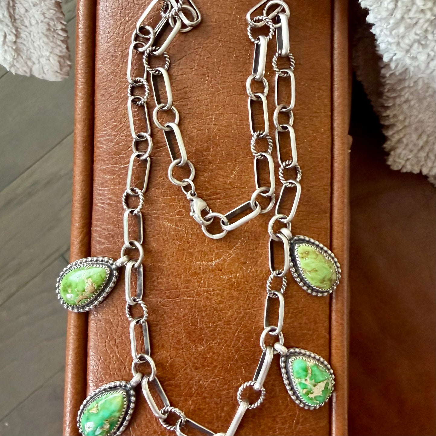 Sonoran Turquoise 5 Stone necklace