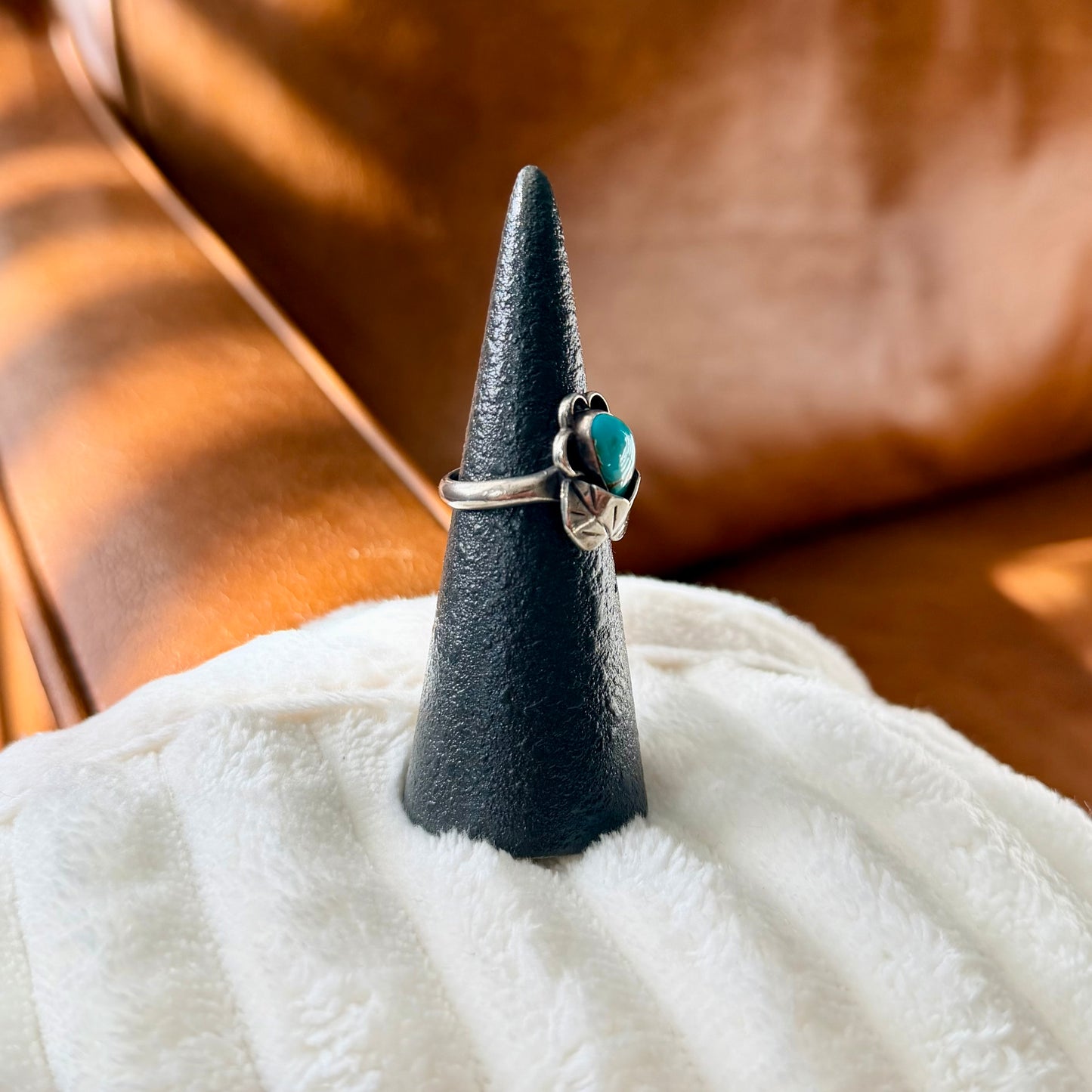 Vintage Turquoise Ring - Size 7.5