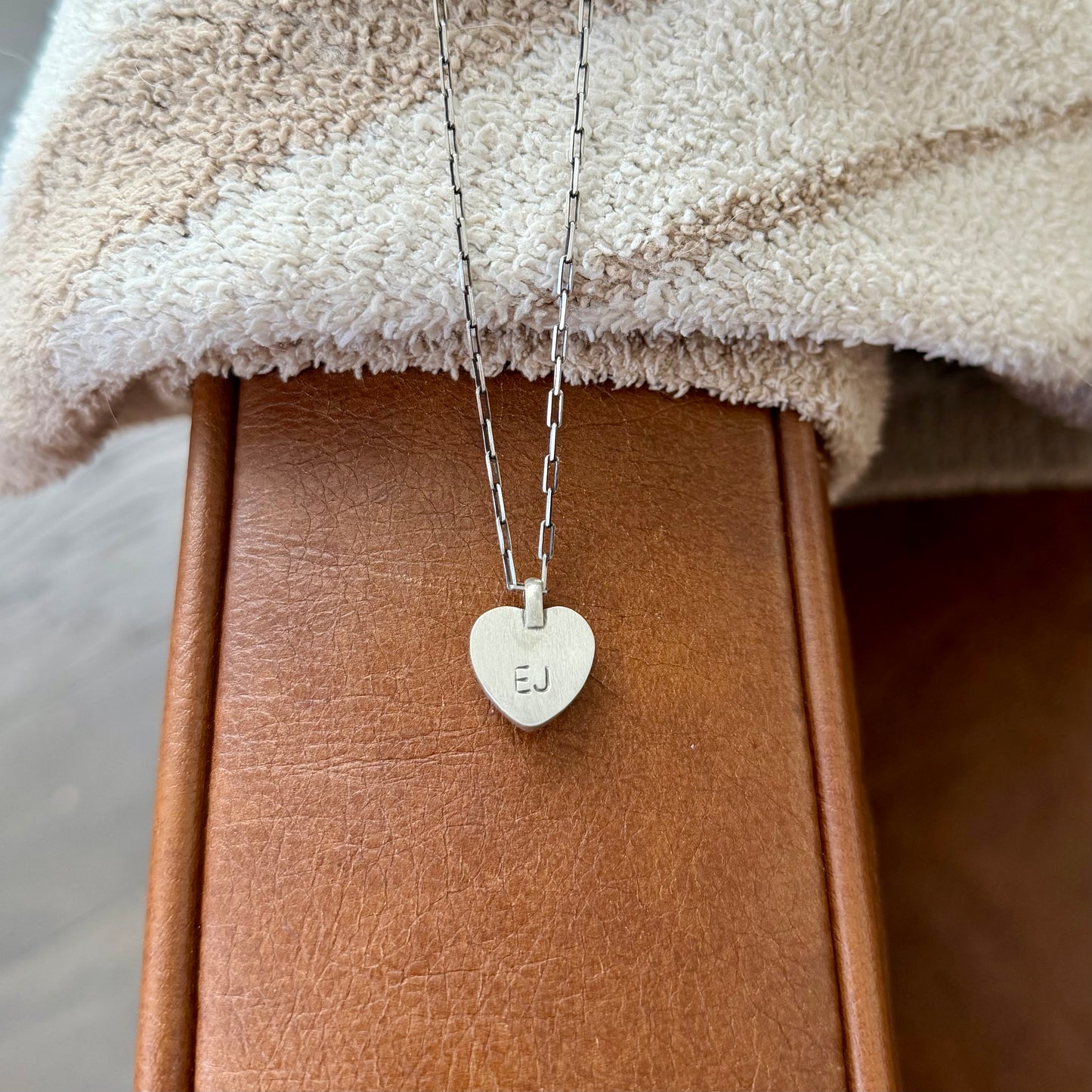 Pink Conch Heart Necklace