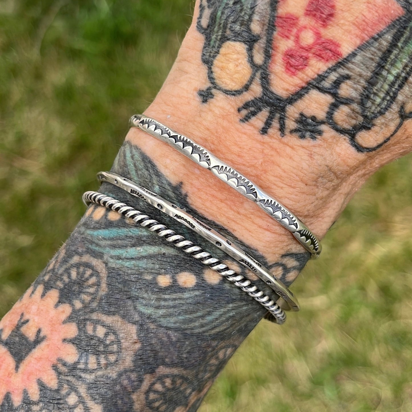 Mountain Peak Cuff Stack