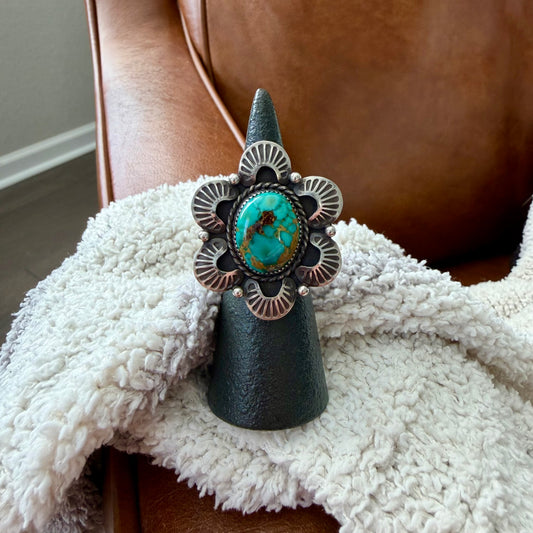 Armenian Turquoise Ring - Size 7