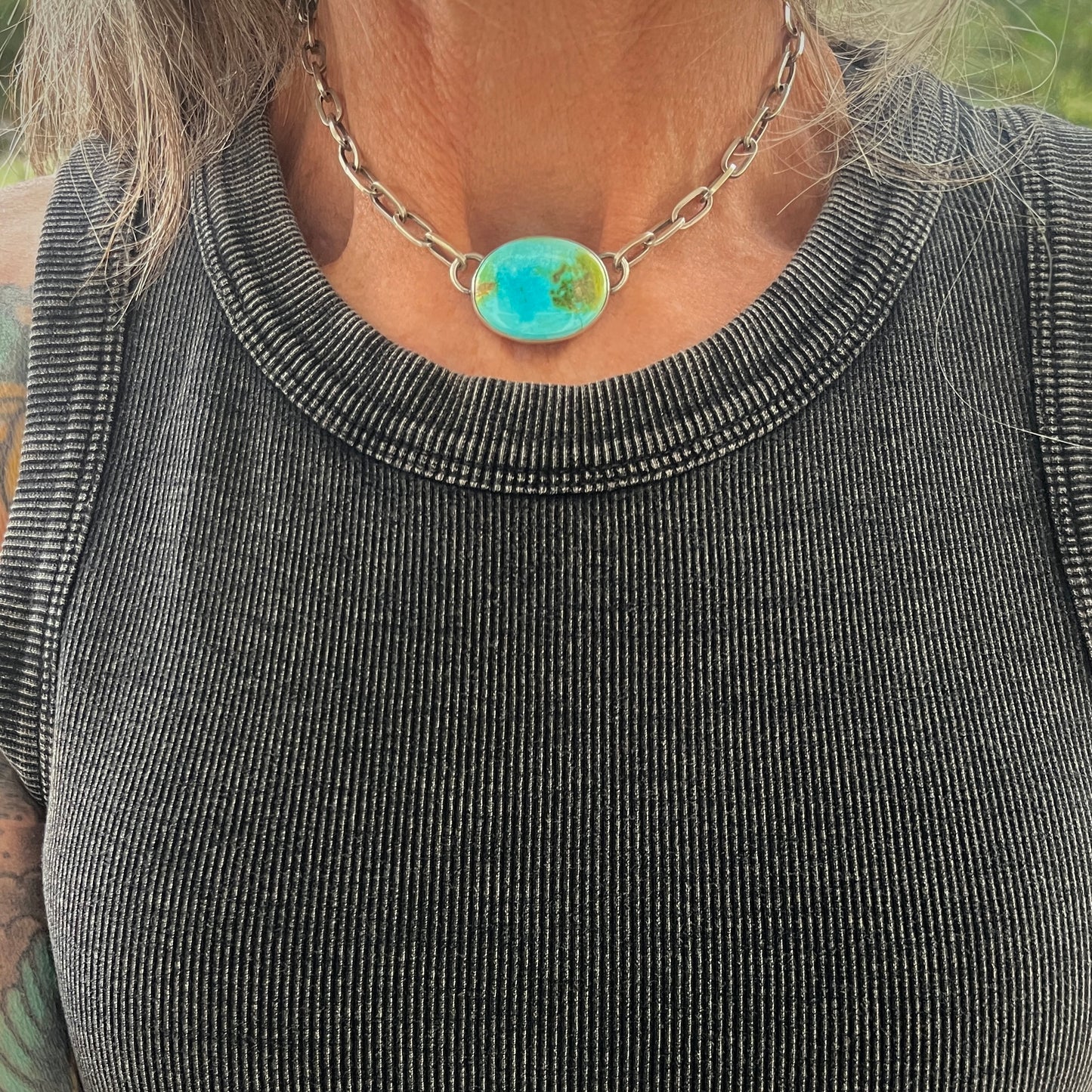 Sonoran Turquoise Choker Necklace