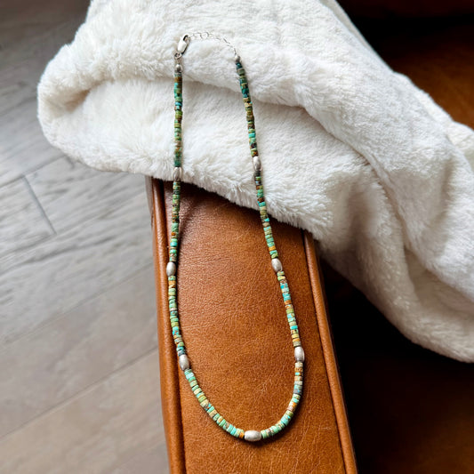 Turquoise Bead Necklace