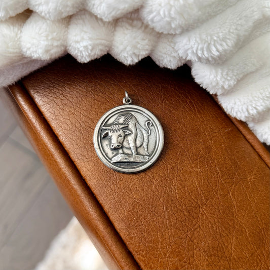 Vintage Bull Pendant