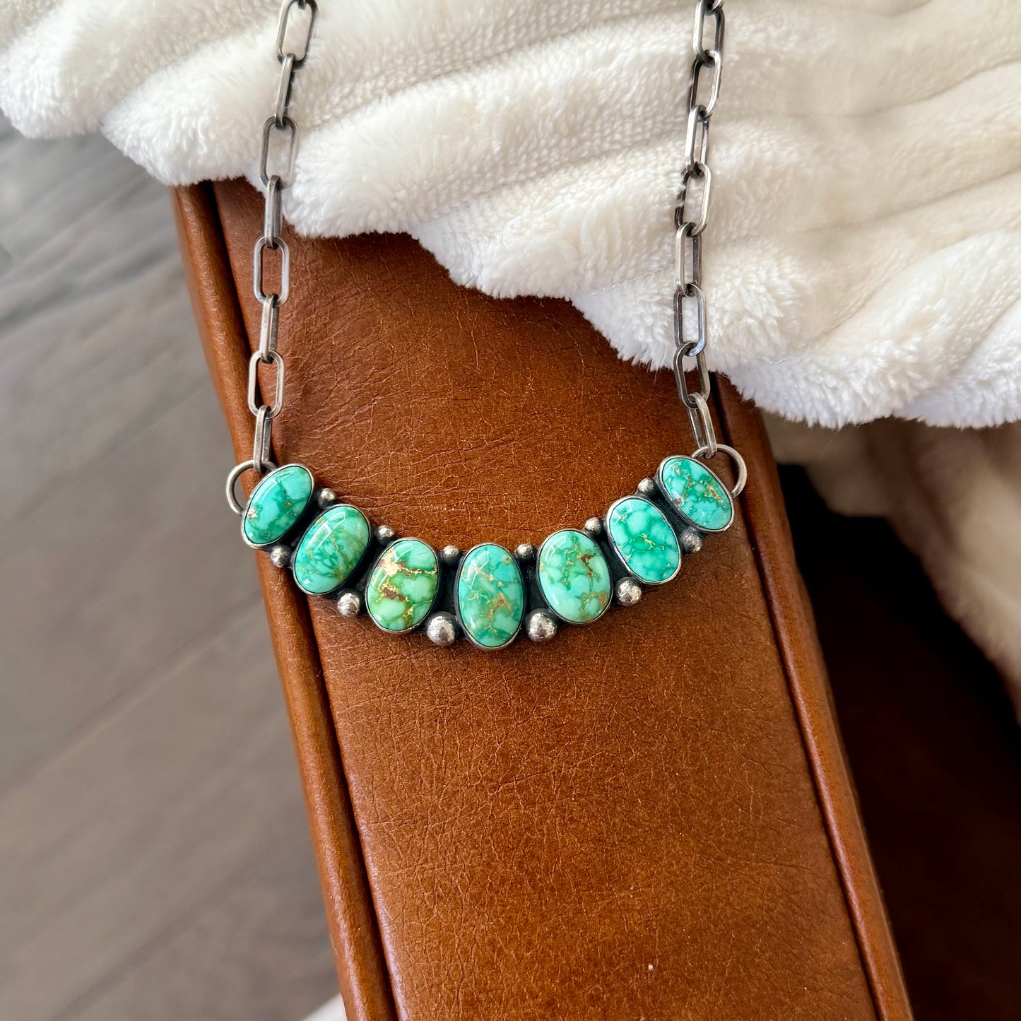 Emerald Valley Seven Stone Necklace
