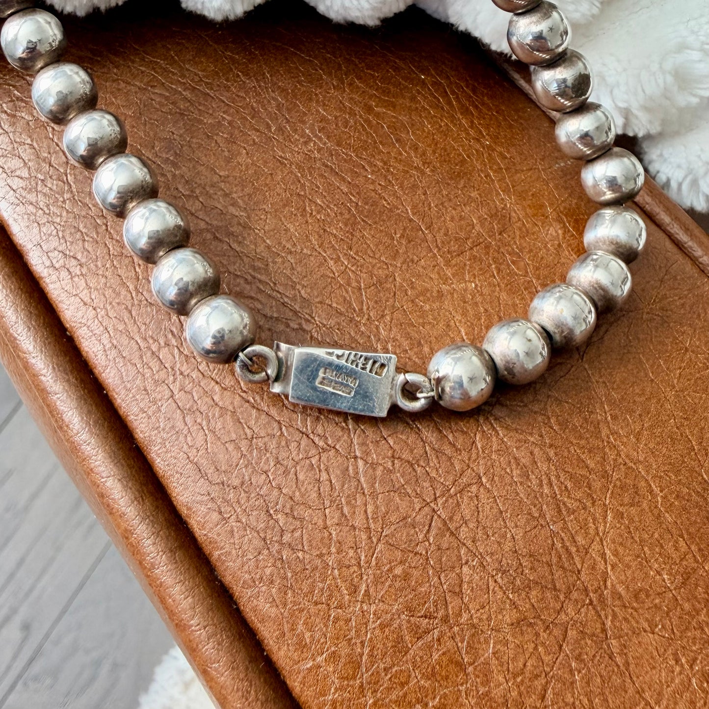 Vintage Taxco Sterling Pearl Necklace