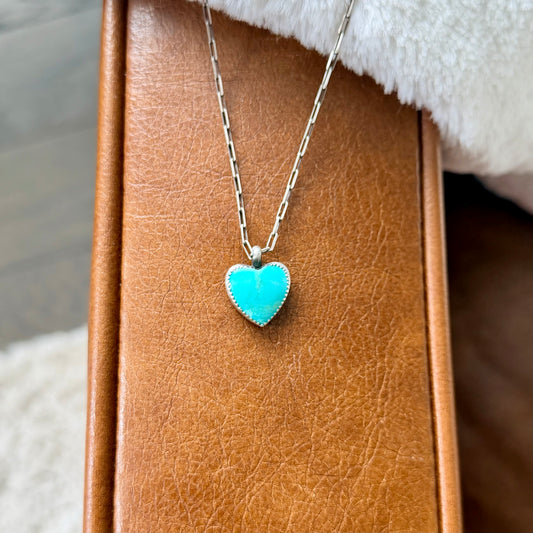 Turquoise Heart Necklace