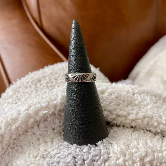 Horizon Medium Stamped Ring