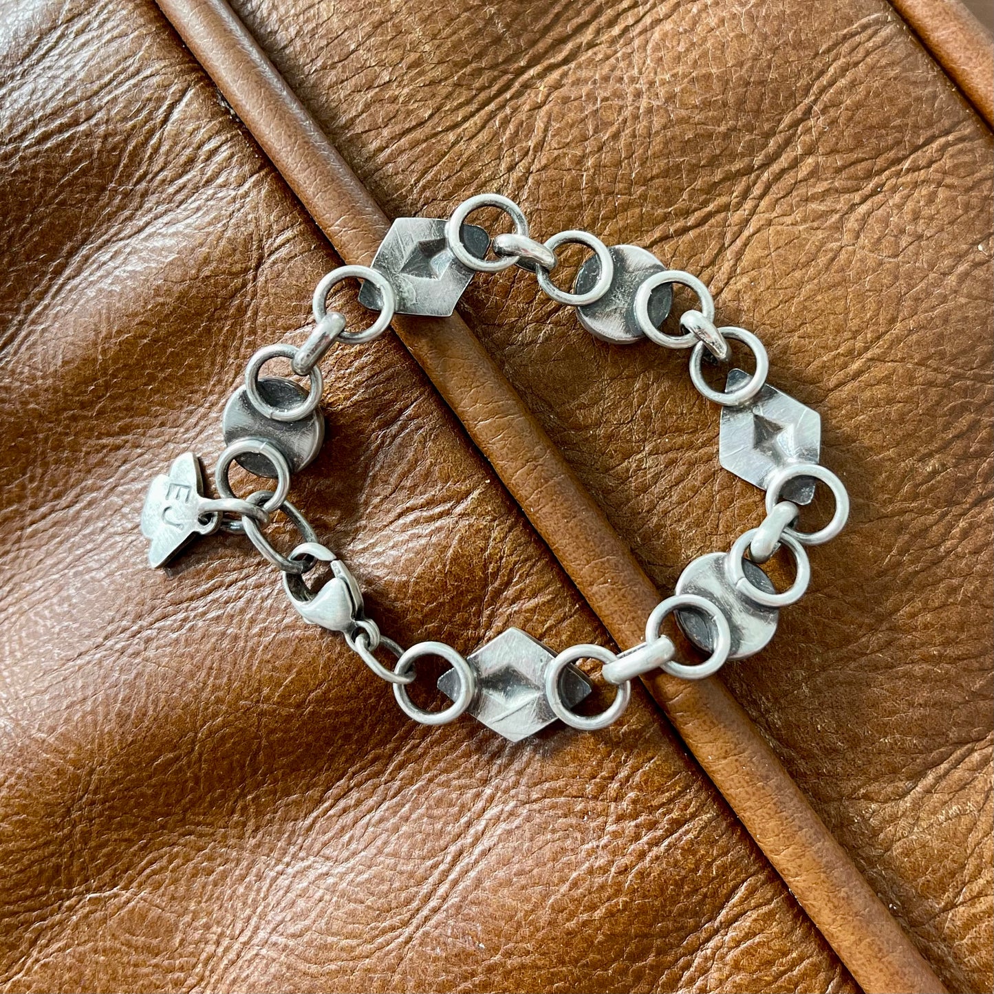 Turquoise Diamond Link Bracelet
