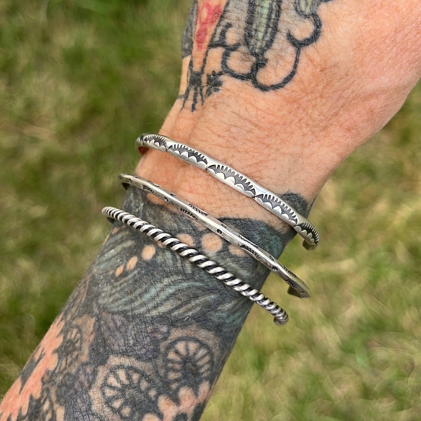 Mountain Peak Cuff Stack