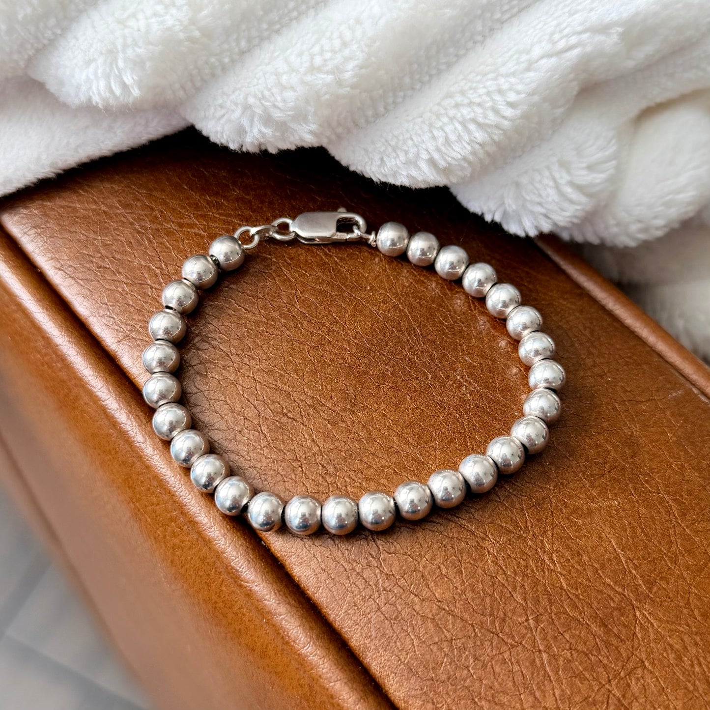 Vintage Sterling Pearl Bracelet