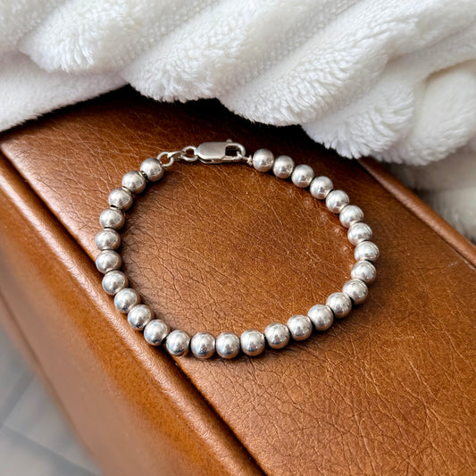 Vintage Sterling Pearl Bracelet