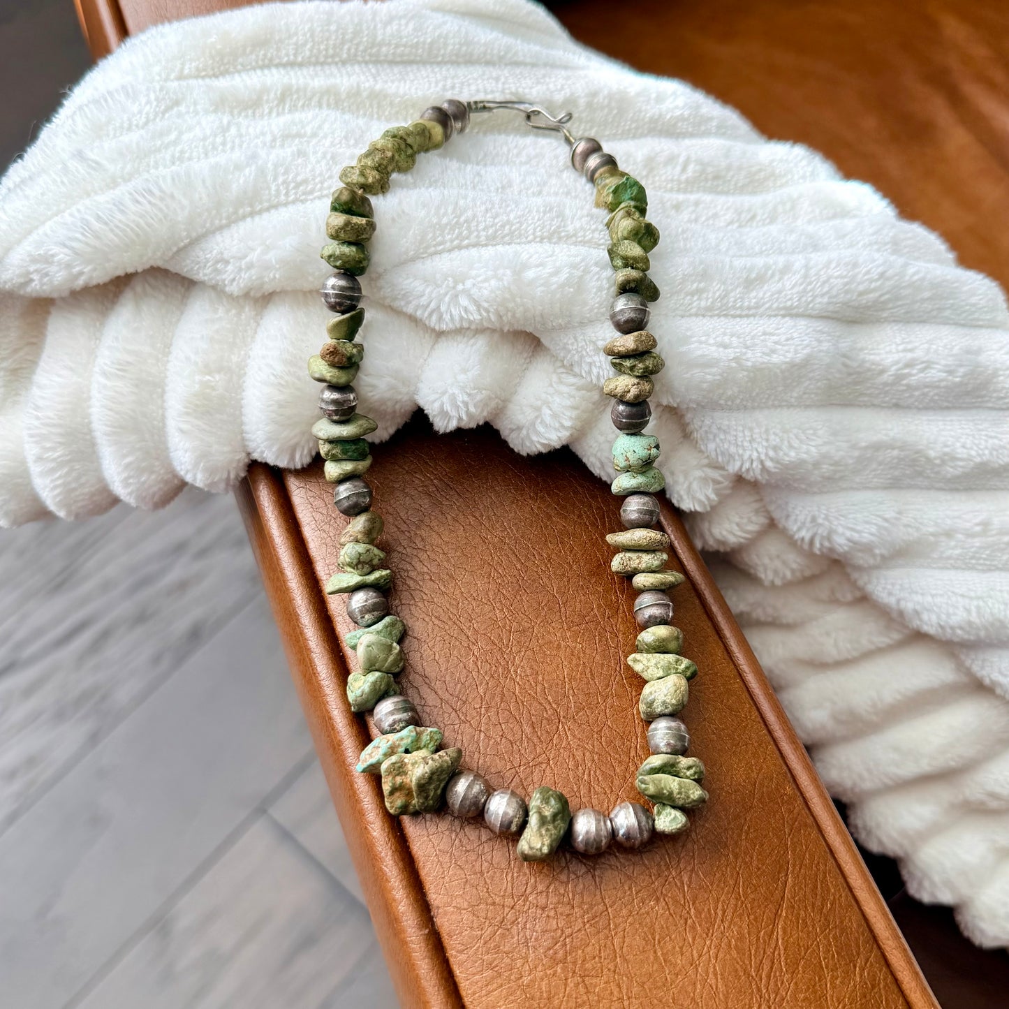 Vintage Turquoise Bead Necklace