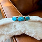 Kingman Turquoise Three Stone Cuff