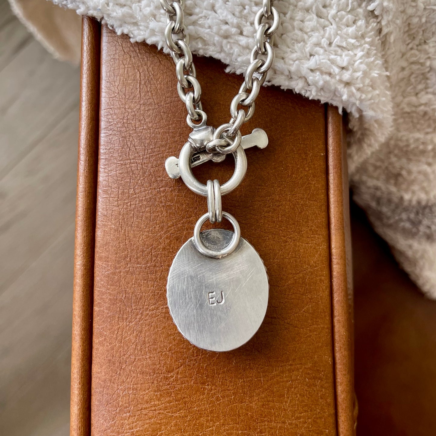 Armenian Turquoise Toggle Necklace