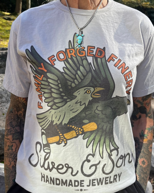 Silver & Son Graphic T-Shirt - Silver