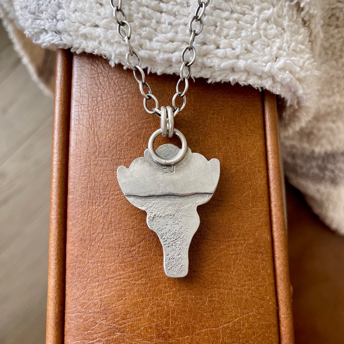 Sonoran Turquoise Cast Skull Necklace