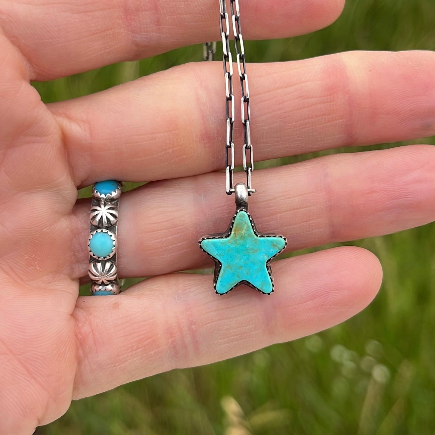 Turquoise Star Necklace