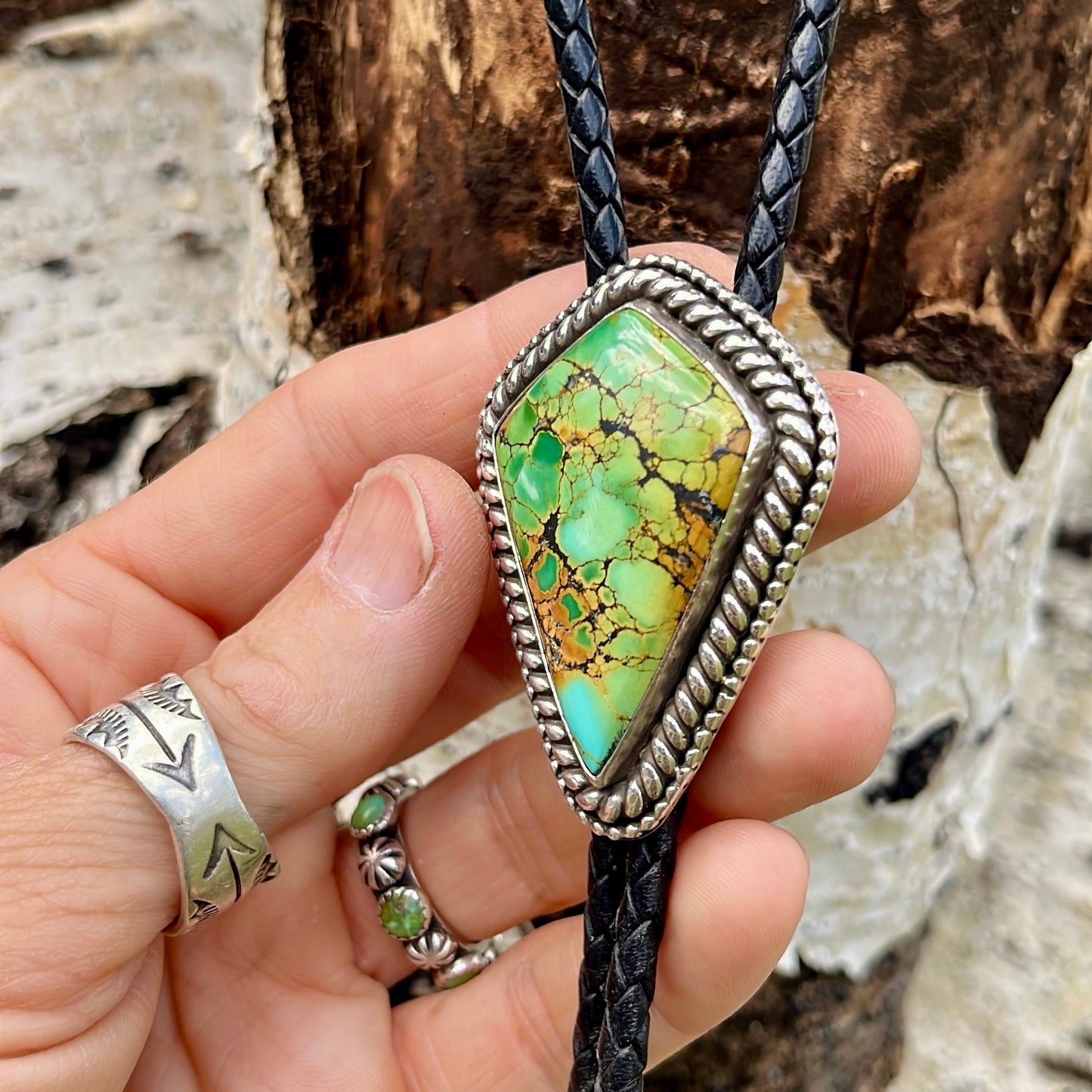 Blackjack Turquoise Bolo
