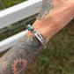 Kingman Turquoise 5 Stone Stacker Cuff