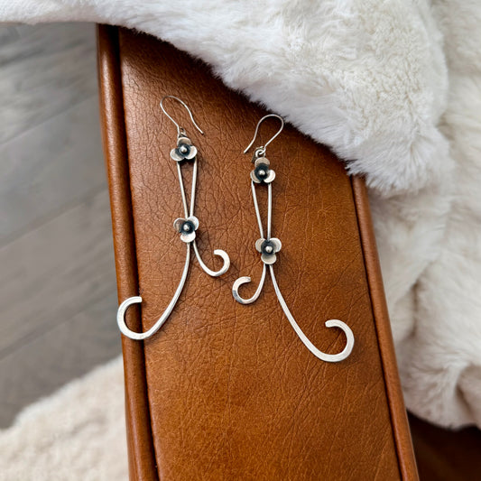 Vintage Flower Earrings