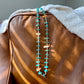 Vintage Turquoise and Spiny Bead Necklace