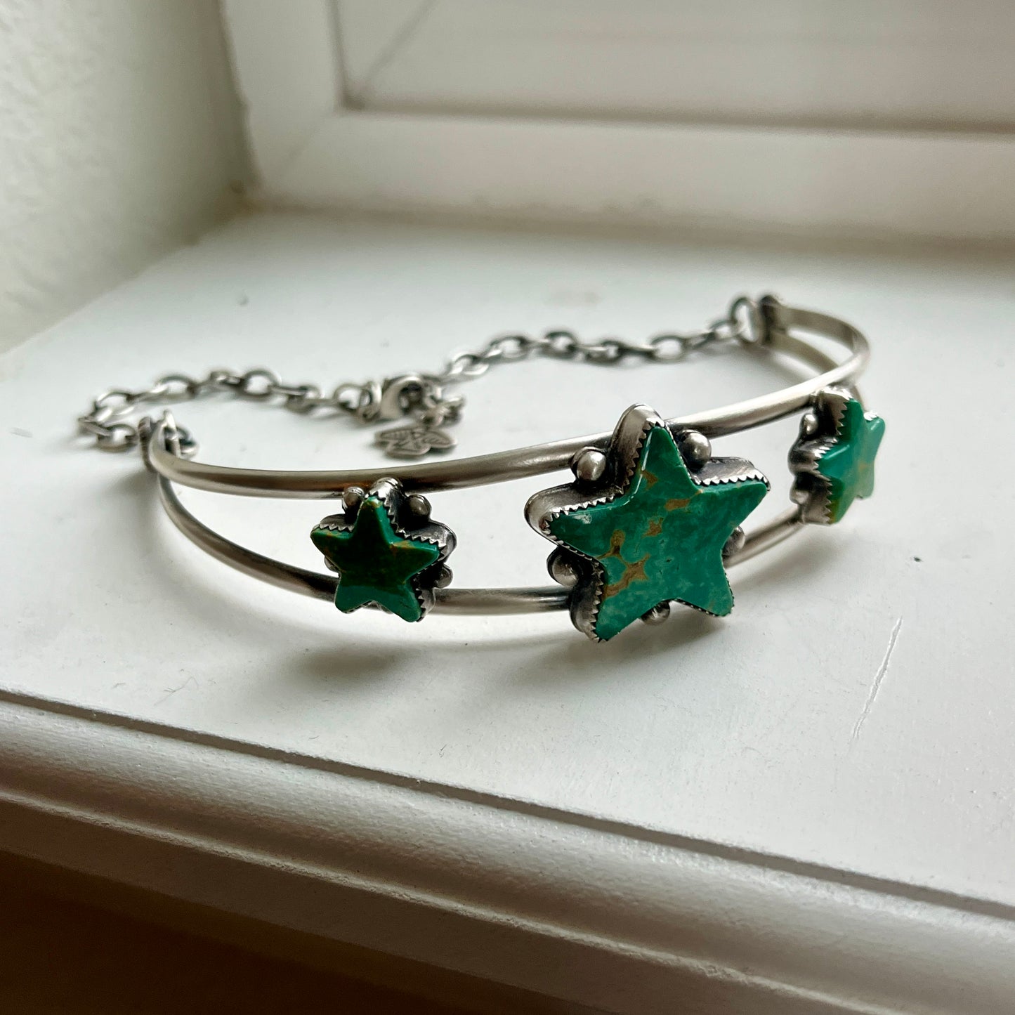 Vintage Style Turquoise Star Choker