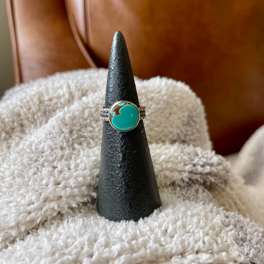 Number 8 Stacker Ring - Size 6.5
