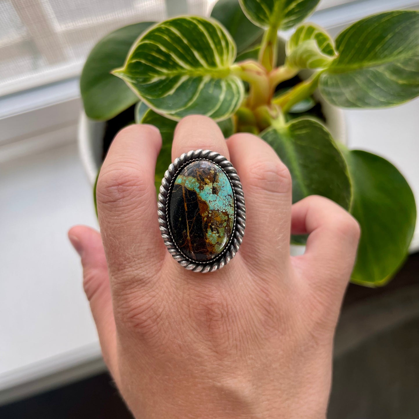 Blackjack Turquoise Ring