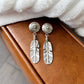 Vintage Feather Earrings