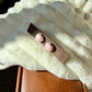Pink Conch Stud Earrings
