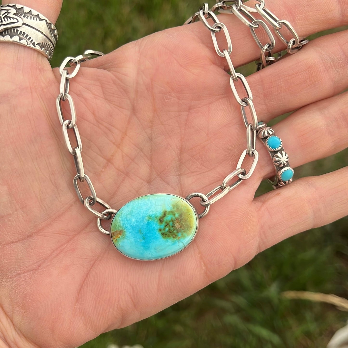 Sonoran Turquoise Choker Necklace