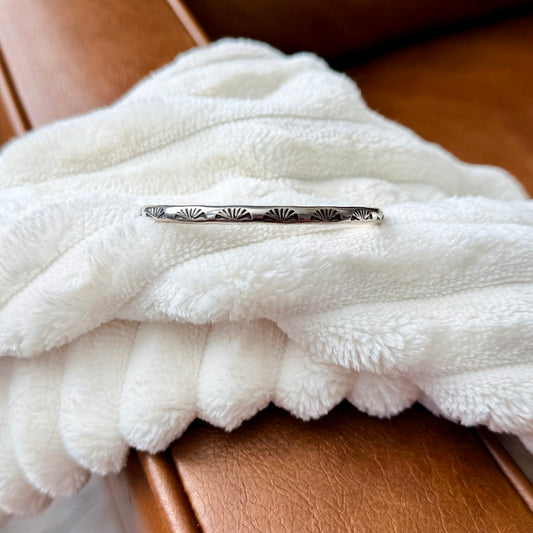 Vintage Stamped Stacker Cuff