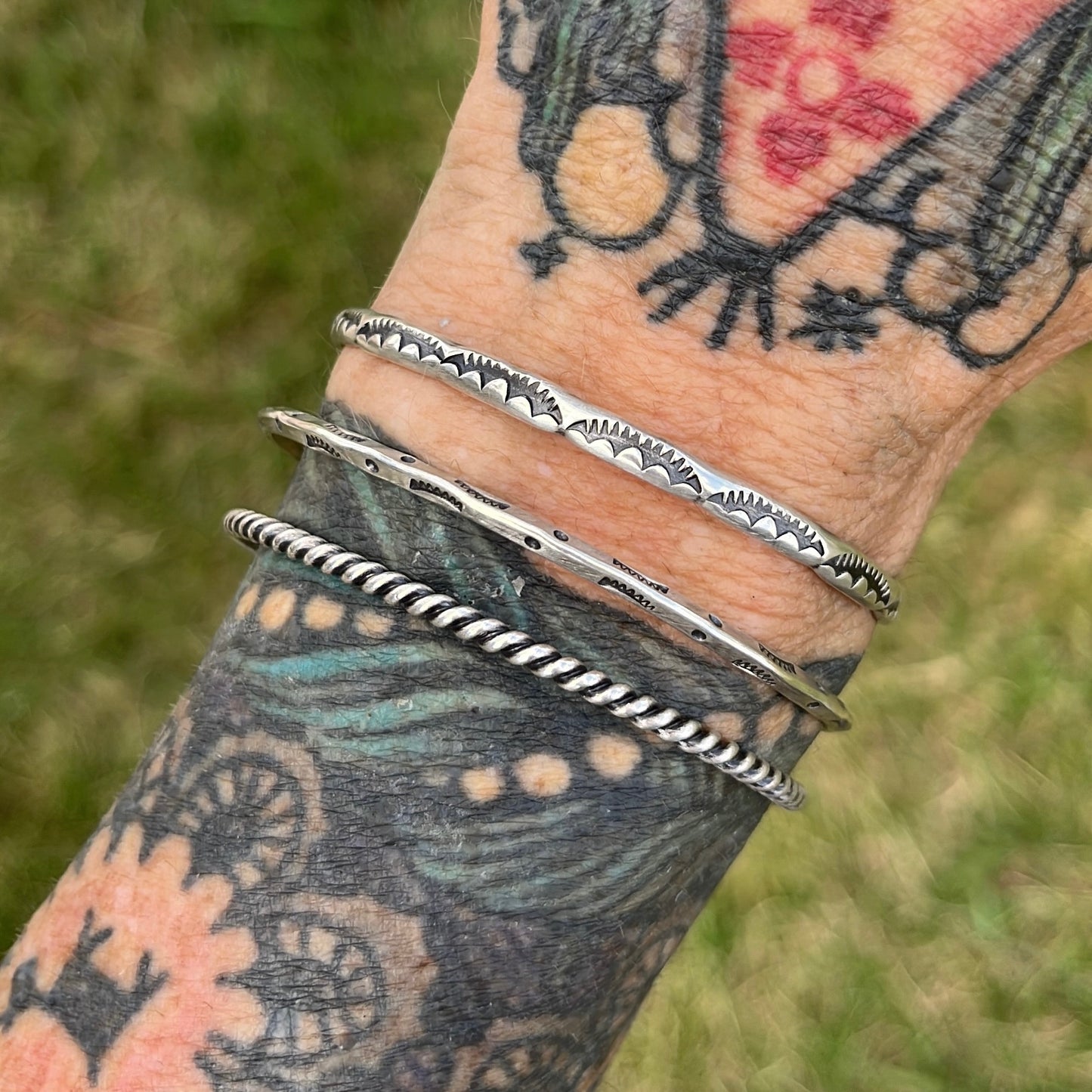 Mountain Peak Cuff Stack