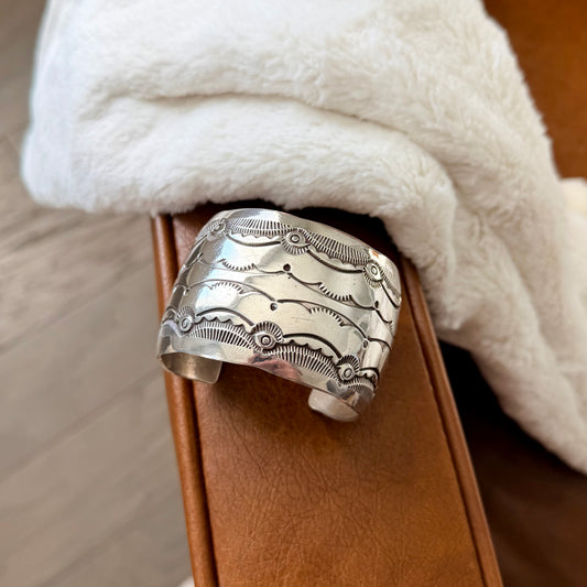 Vintage Stamped Cuff