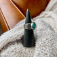 Sonoran Thunderbird Cigar Band Ring - Size 8.5