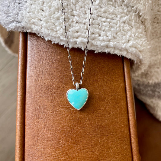 Turquoise Heart Necklace