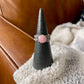 Pink Conch Stamped Stacker Ring - Size 8
