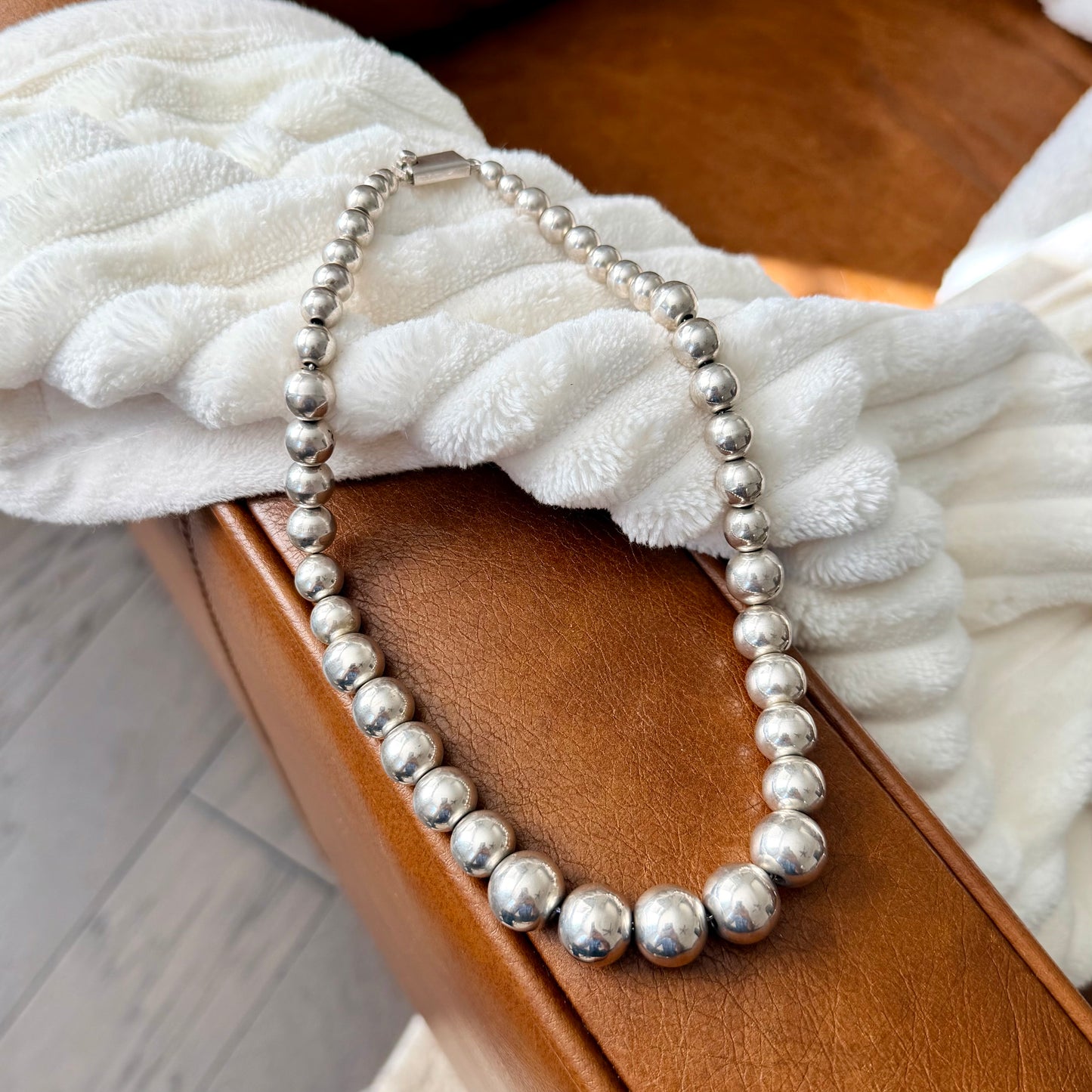 Vintage Taxco Graduated Pearl Necklace