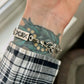 Turquoise Bar Link Bracelet