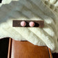 Pink Conch Stud Earrings