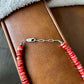 Orange Spiny Bead Necklace