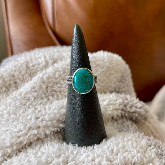 Emerald Valley Stacker Ring - Size 7