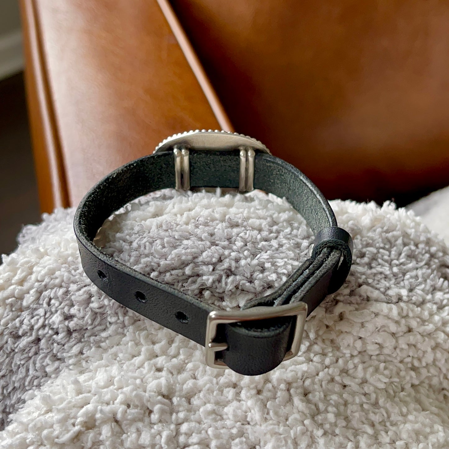 Blackjack Turquoise Adjustable Leather Wrap Bracelet